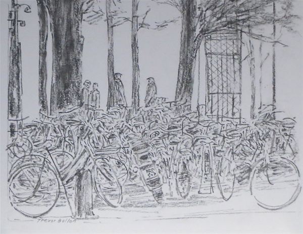 Trevor Bollen Art - amsterdam bicycles
