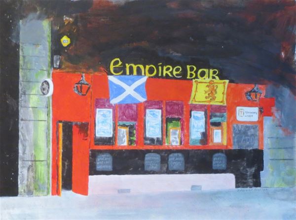 Trevor Bollen Art - The Empire Bar Glasgow