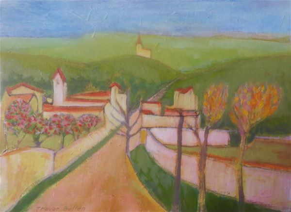 Trevor Bollen Art - The church on the hill