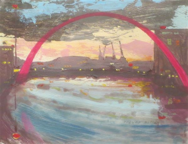 Trevor Bollen Art - squinty bridge glasgow 7